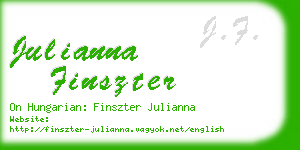 julianna finszter business card